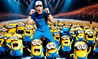 Eminem promotes Minions the Rise of Guru which features Lose Yourself