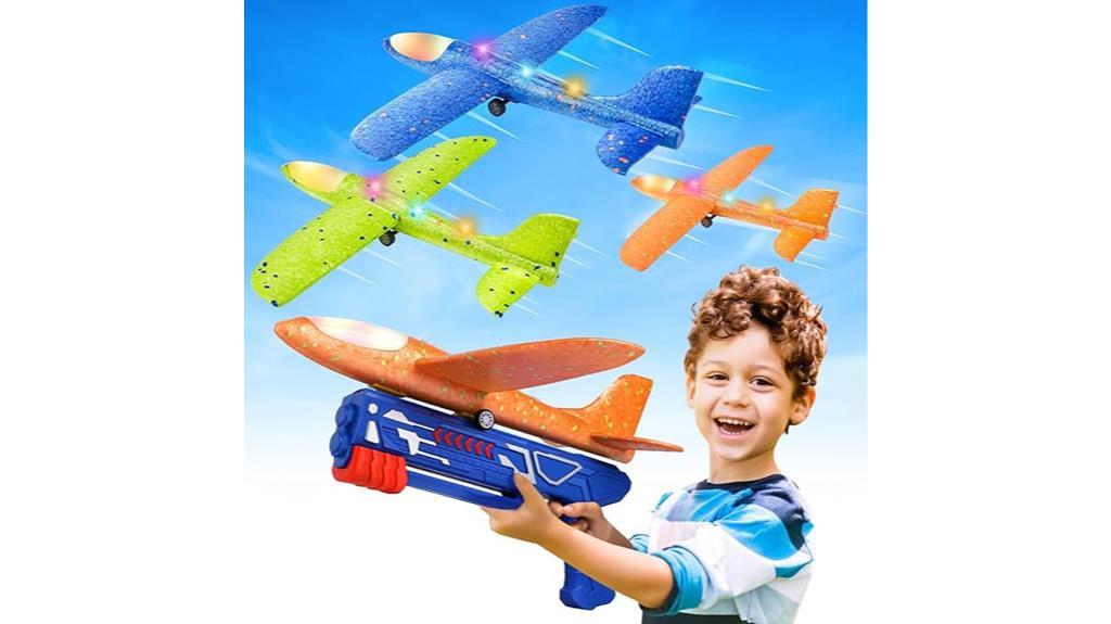 airplane launcher toy set