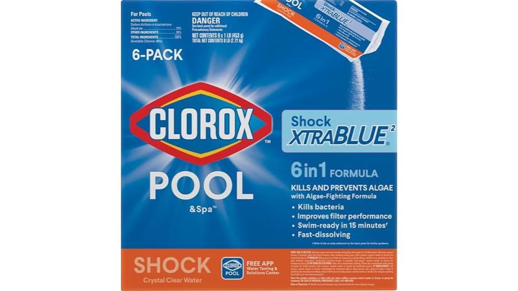 clorox shock kills bacteria