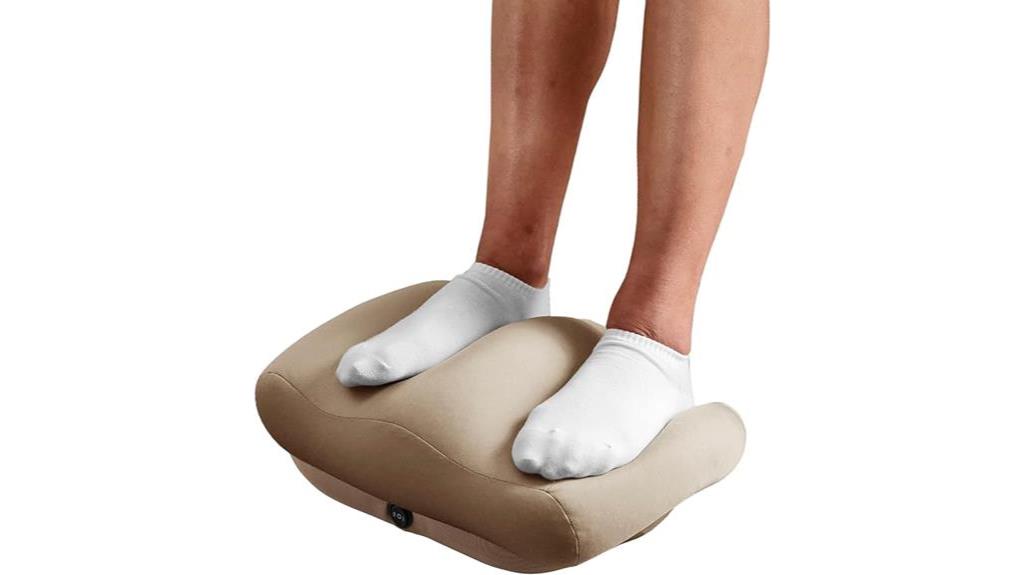comfortable footrest with massage