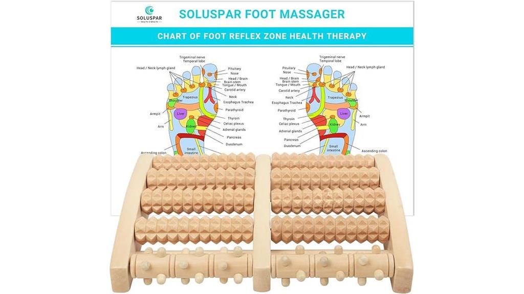 dual foot massager roller