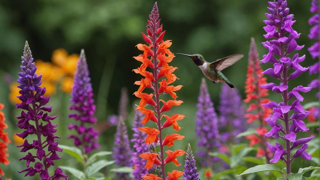 flowers for hummingbirds list