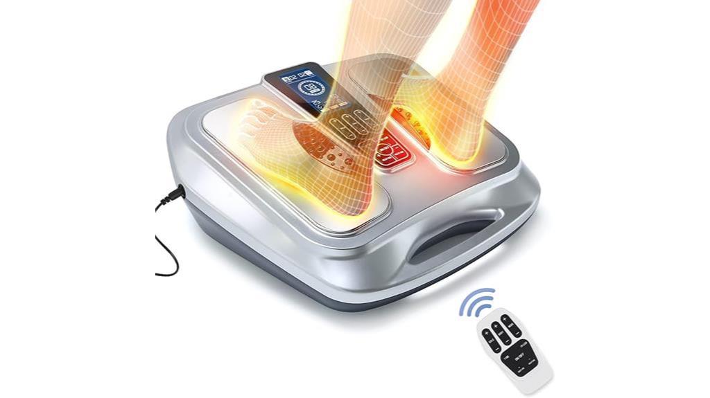 foot circulation stimulator with heat
