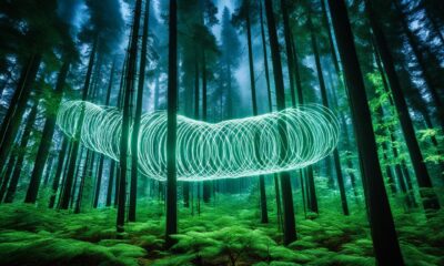 forests might serve as enormous neutrino detectors