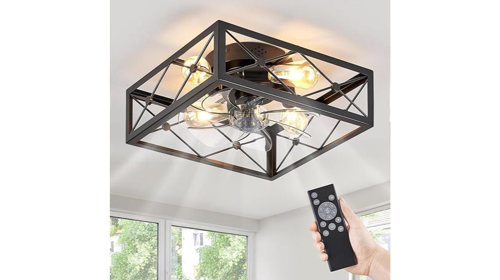 modern ceiling fan with lights