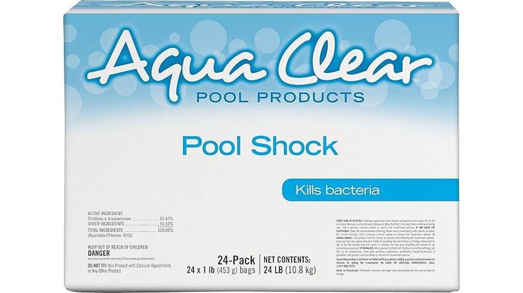 pool shock 24 pack available