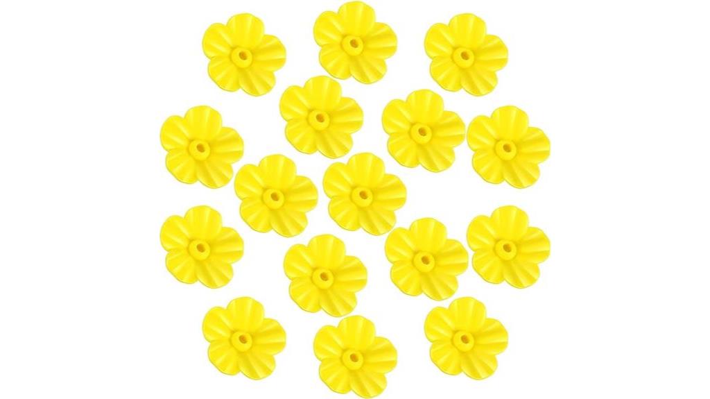 replacement yellow flowers set