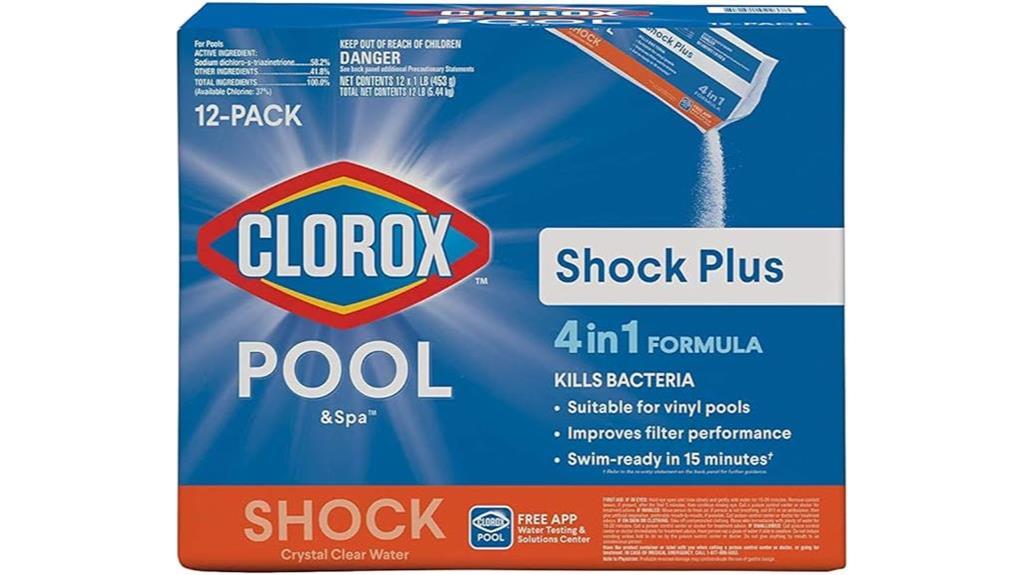 vinyl pool shock treatment
