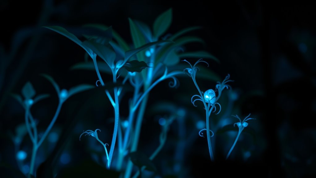 bioluminescent plant genetic modification