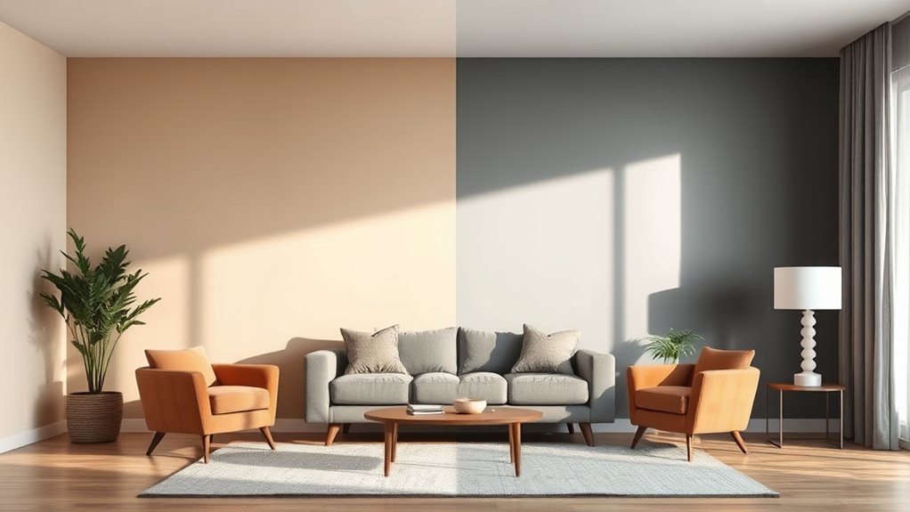 paint sheen influences temperature