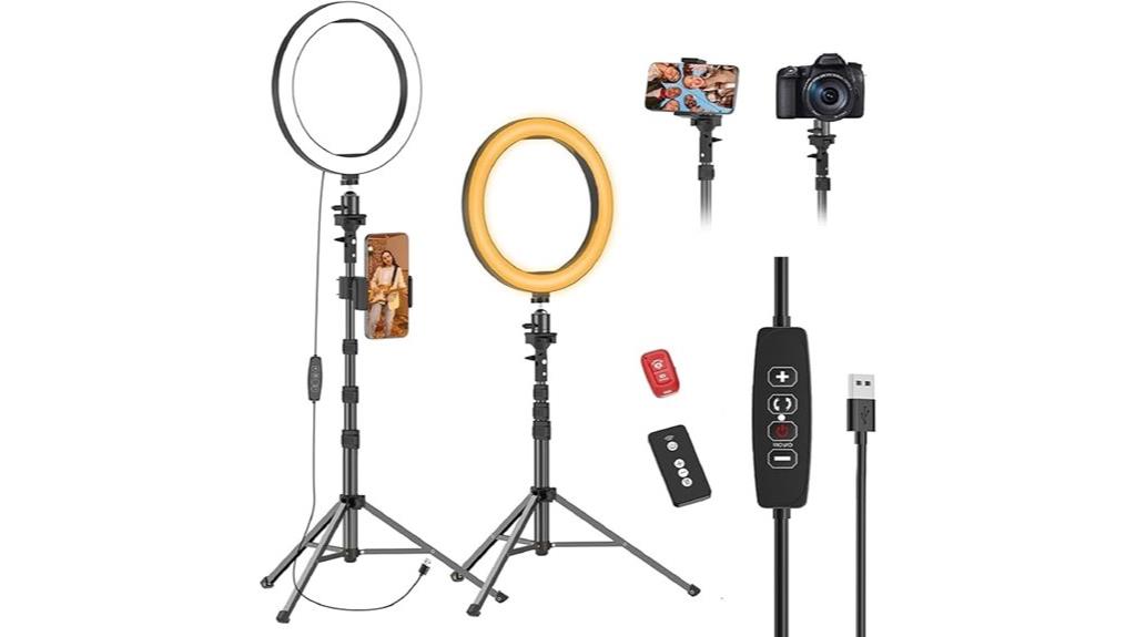 10 inch light with tripod