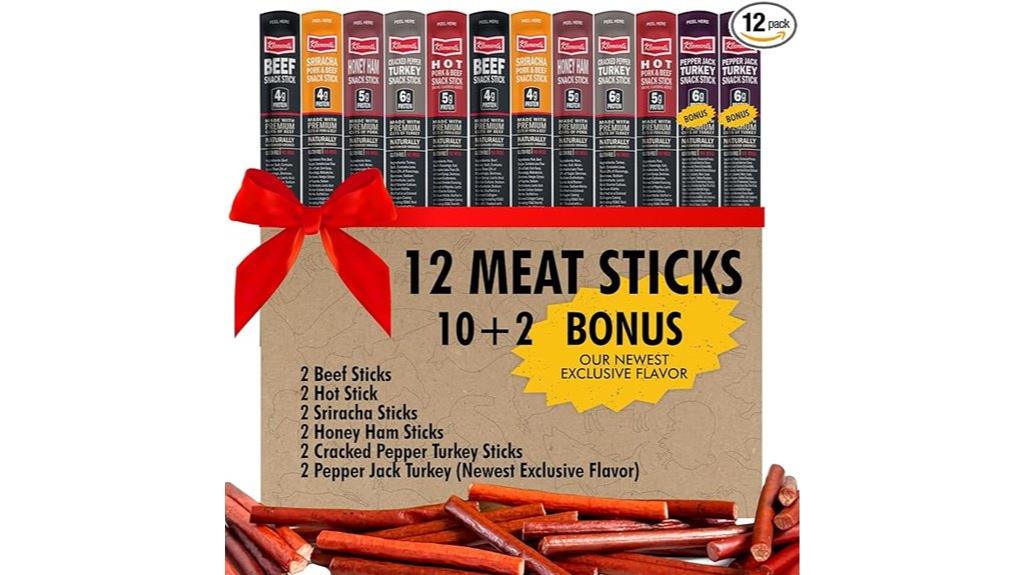 12 meat stick variety pack