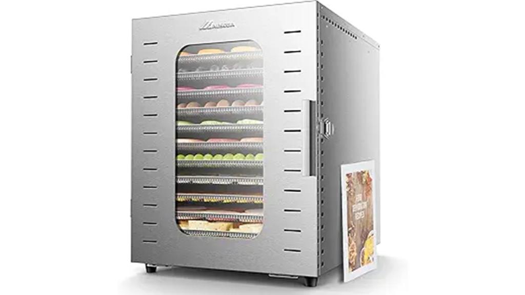 12 tray stainless steel dehydrator