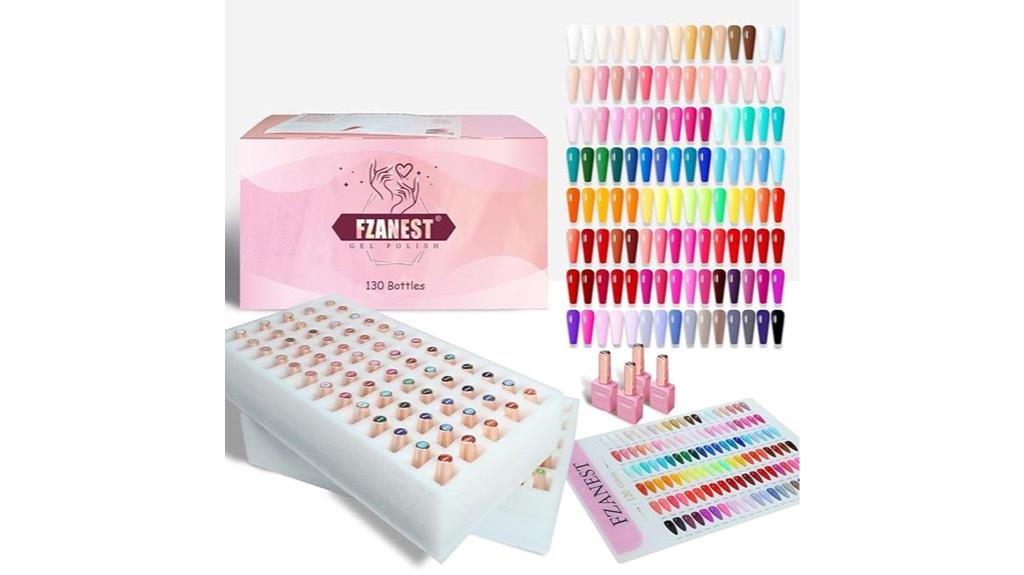 130 bottles gel nail polish