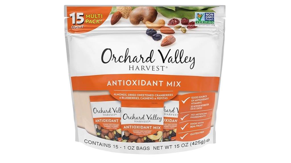 15 pack antioxidant snack bags