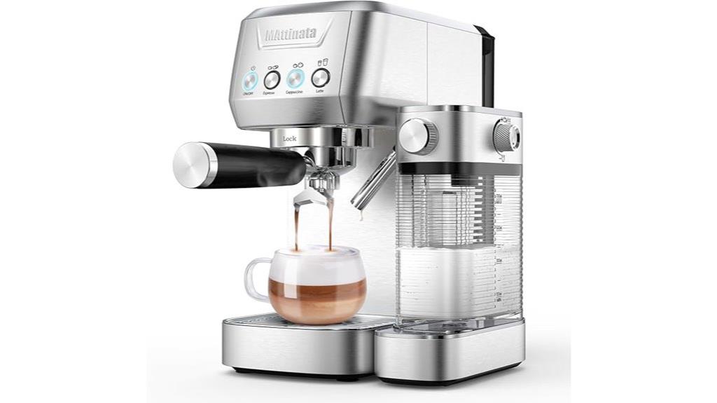 20 bar cappuccino milk frother