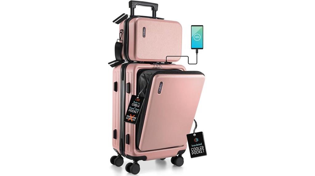 22 inch carry on with wheels