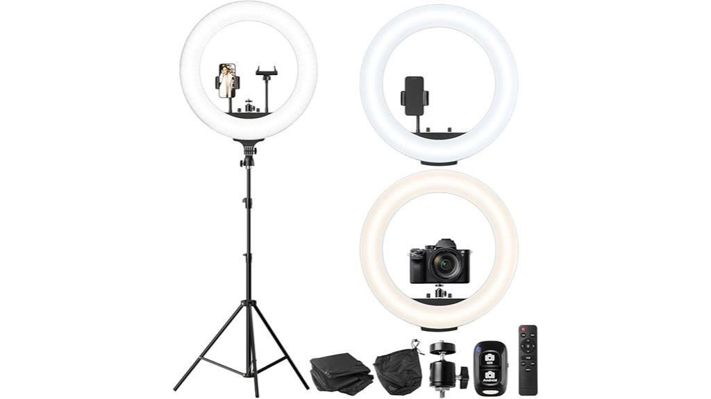 22 inch ring light stand