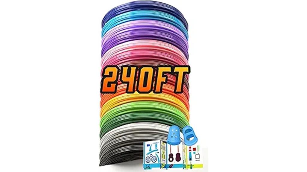 240 foot 3d filament refills