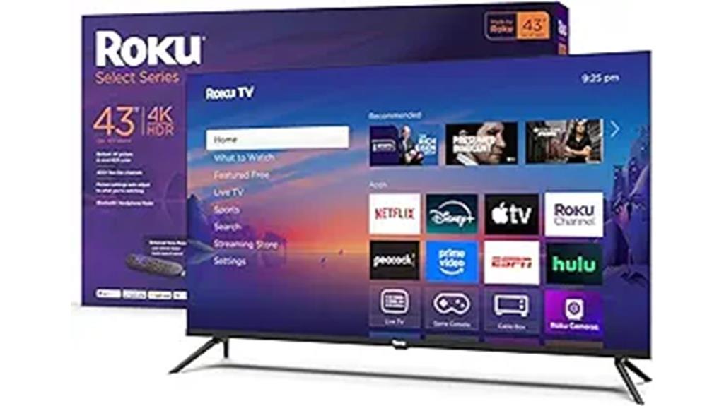 43 inch 4k hdr tv