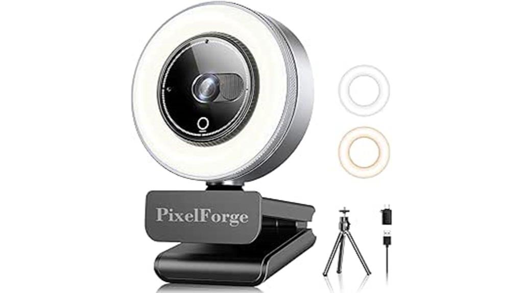 4k webcam with microphone