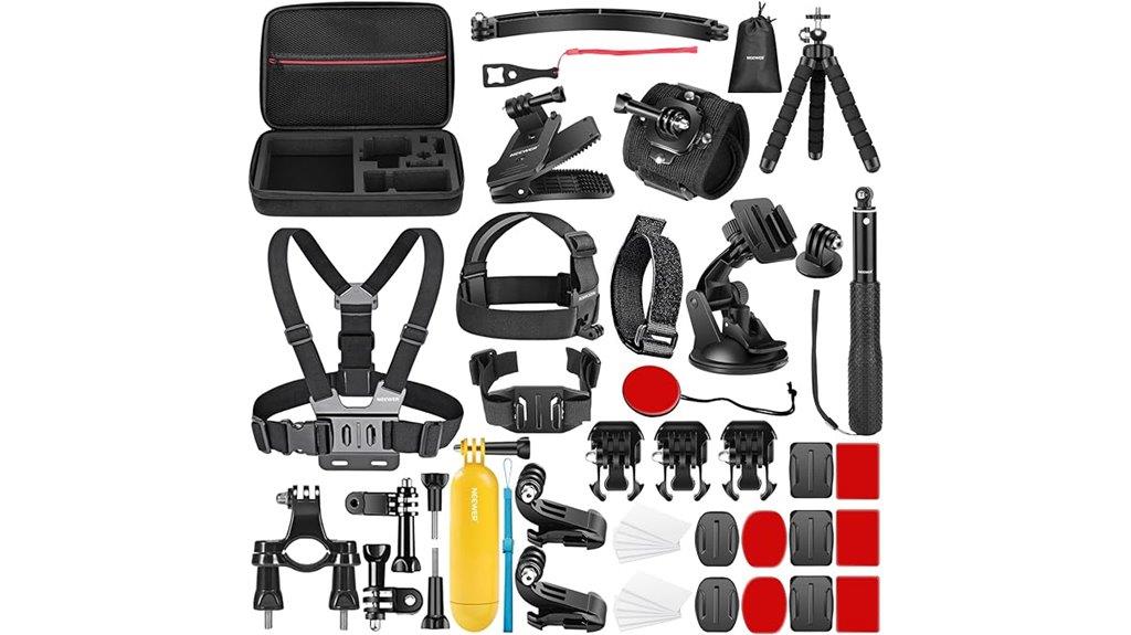 50 in 1 action camera kit