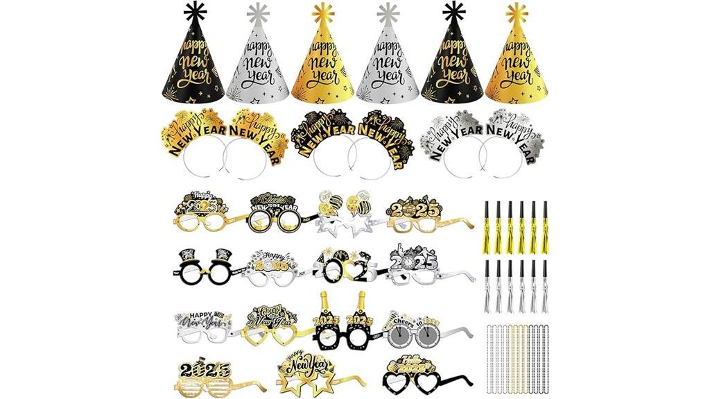 51 piece new year favor set