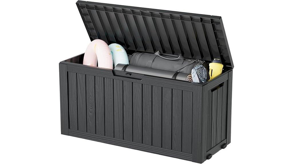 75 gallon resin deck storage