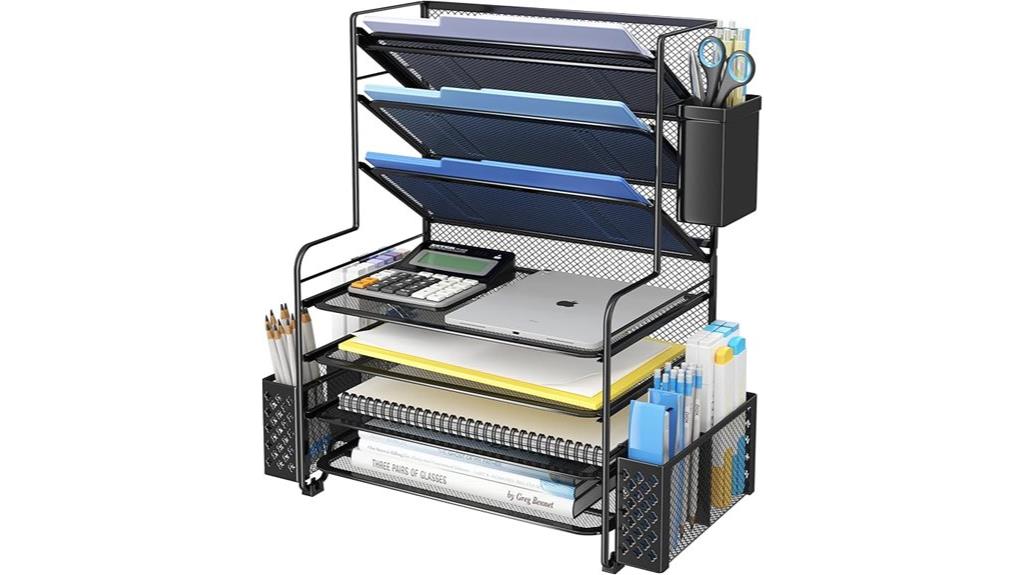 7 tier desk organizer