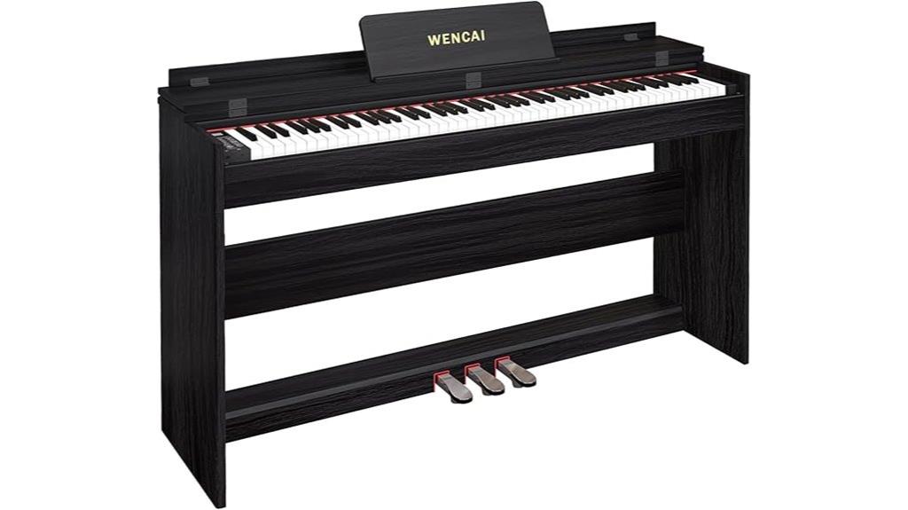 88 key fully weighted piano