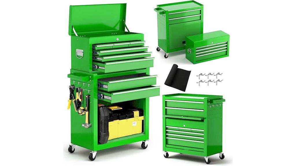 8 drawer rolling tool chest