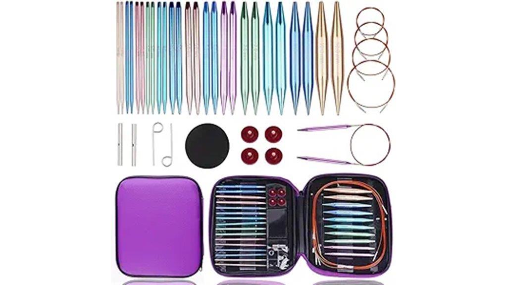 adjustable aluminum circular needles