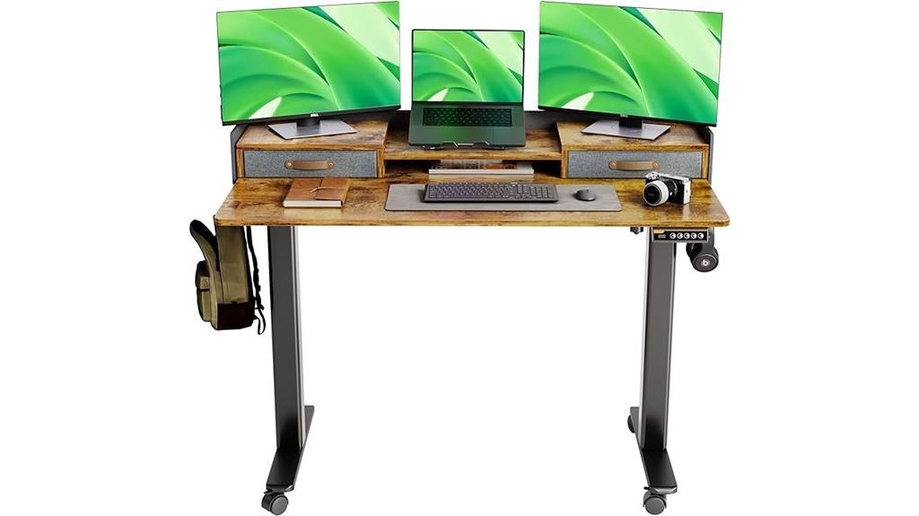 adjustable electric standing desk