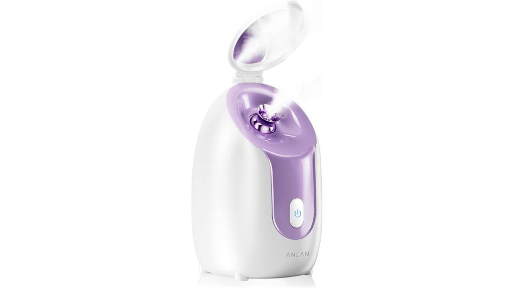 adjustable mirror nozzle steamer