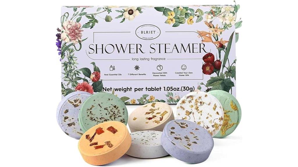 aromatherapy shower steamers pack