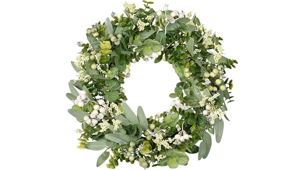 artificial eucalyptus wreath