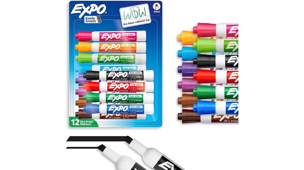 assorted low odor markers