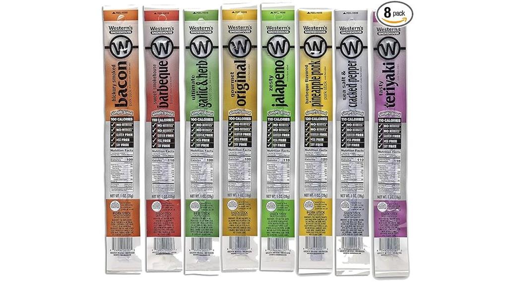 assorted western smokehouse sticks