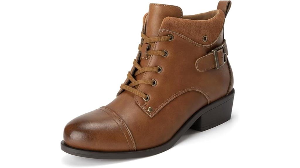 athlefit women s chunky ankle boots