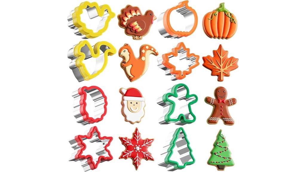 autumn thanksgiving cookie shapes