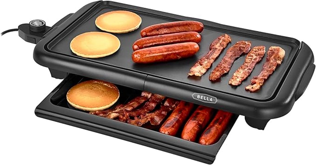 bella electric griddle