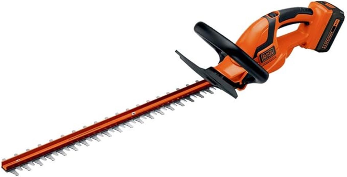 black decker 40v hedge trimmer
