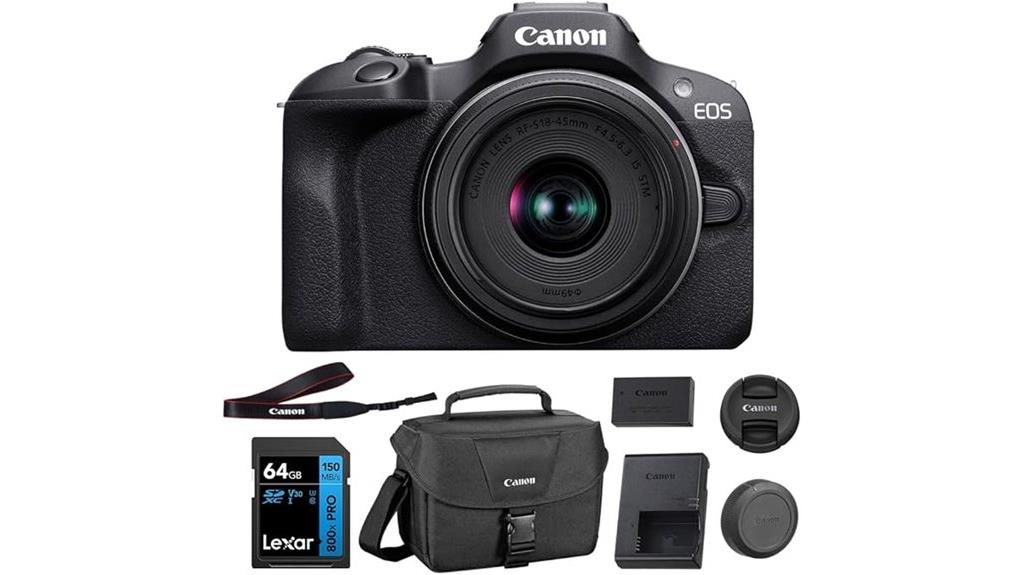 canon r100 kit 24 1mp 4k
