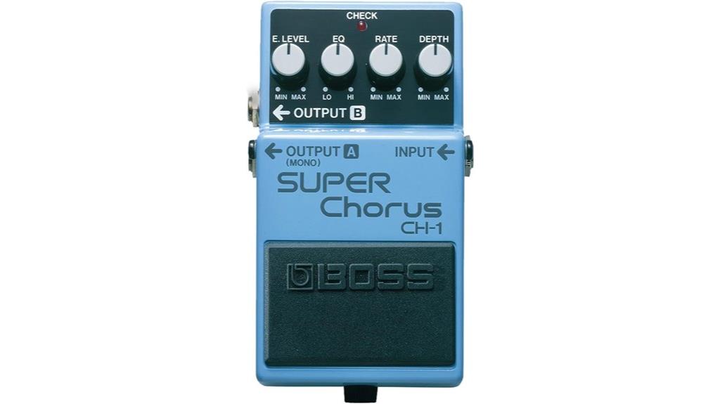 chorus effects pedal