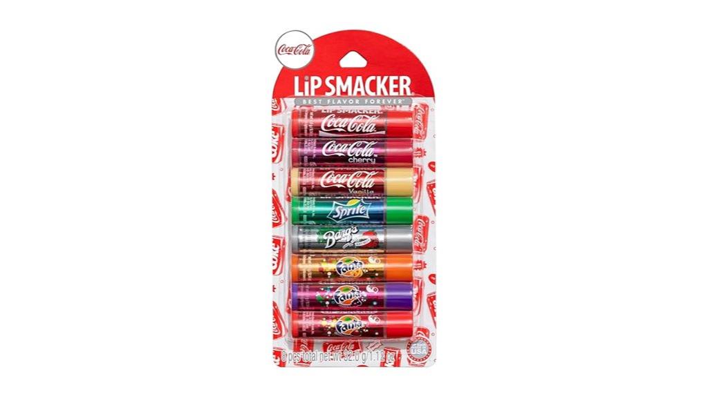 coca cola flavored lip balm