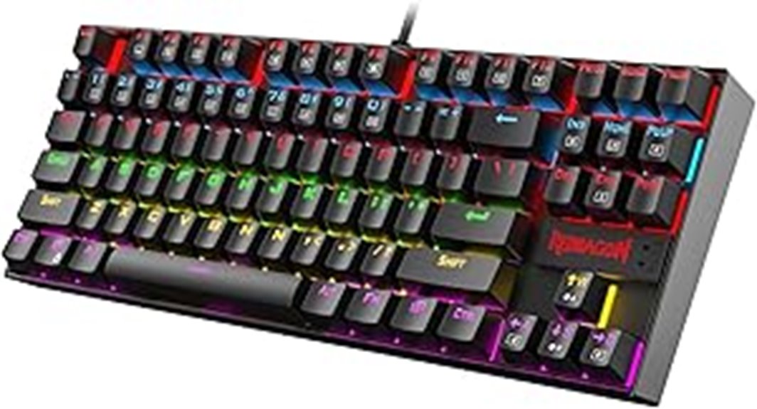 compact black mechanical keyboard