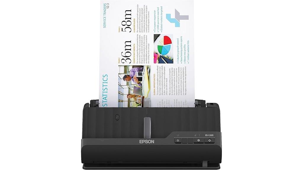 compact desktop document scanner