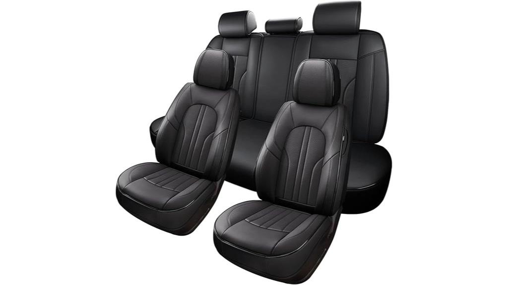 complete leather seat cover