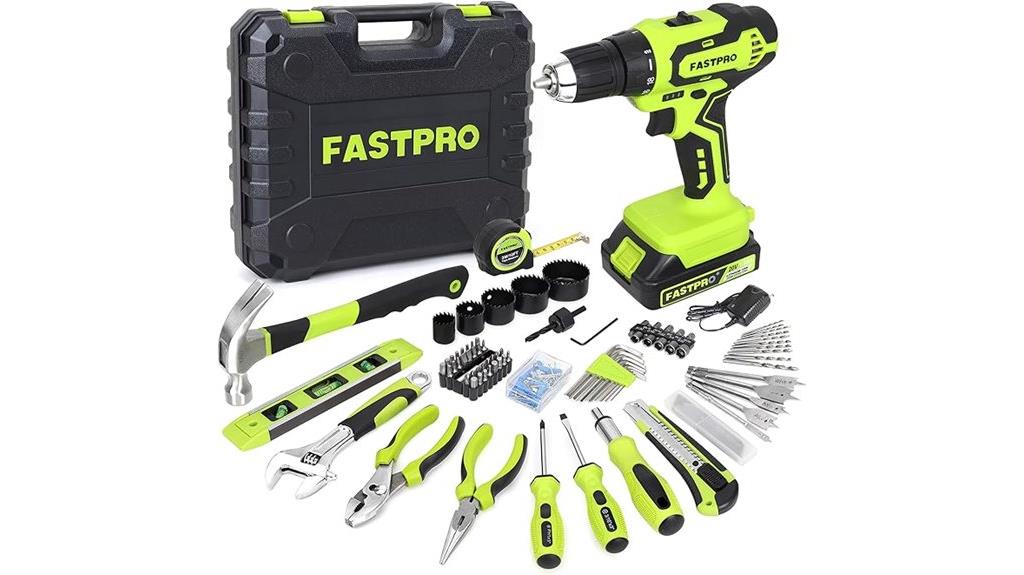 comprehensive cordless drill set