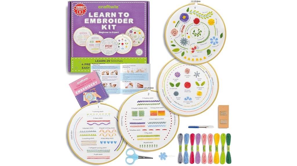 comprehensive embroidery kit set